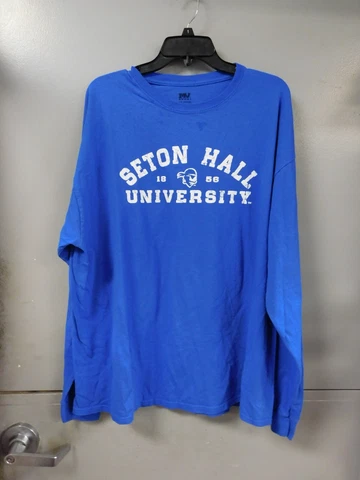 NCAA Authentic Seton Hall University Pirates Long Sleeve T-Shirt, 2XL Cover