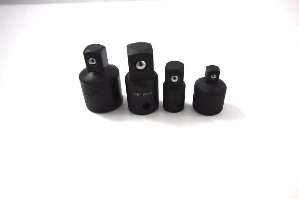 4 pc 1/4" to 3/8" 1/2 inch Drive Socket Adapter Reducer Air Impact Set - Image 1 of 1