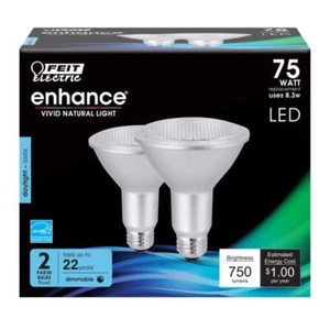 Feit Electric acre Enhance PAR30 E26 (Medium) LED Bulb Daylight 75 Watt Equivale - Picture 1 of 1