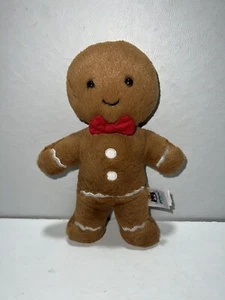 Jellycat Jolly Gingerbread Fred Plüsch klein Weihnachten Lebkuchenmann 7 Zoll rot - Bild 1 von 5
