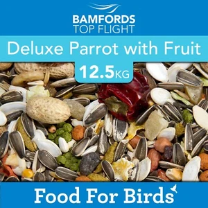 Tropical Fruit And Nut Parrot Food 12.5kg Bamfords Premium Aviary Mix Berries - Picture 1 of 5