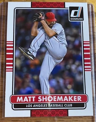 2015 Panini Donruss #102 Matt Shoemaker   Los Angeles Angels MLB Baseball - Image 1 of 2