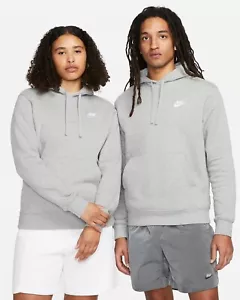Nike Mens Sportswear Club Fleece Pullover Hoodie Hooded Sweatshirt - Picture 1 of 25