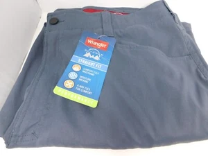 Wrangler Outdoor Performance Cargo Pants Men's 36x30 Straight Fit Blue/Gray NEW - Picture 1 of 7