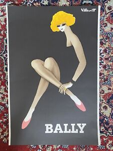Affiche ancienne Bally par Villemot 
