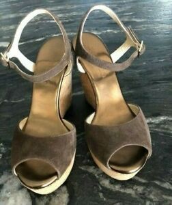 Jimmy Choo Women's Suede Wedge Sandals for sale | eBay