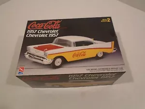 Model Car 1957 Chevy Coca Cola AMT Ertl 1/25 Scale Unbuilt Kit 1998 original - Picture 1 of 4