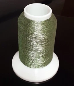 Metallic Embroidery Thread Sage,1000yds - Picture 1 of 1