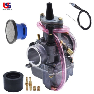 Cable de carburador y acelerador y filtro de aire para Yamaha Honda Suzuki Kawasaki PWK32 Foto 1 de 4