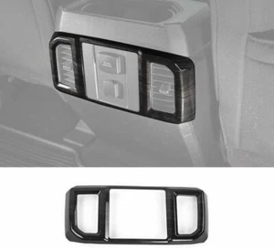 Molded Black Wood Grain Rear Air Vent Cover Bezel Trim for 17-22 Ford F250 F350 - Picture 1 of 5