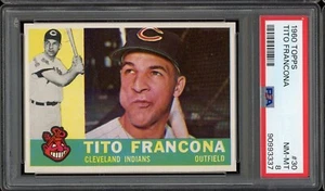 1960 Topps Baseball #30 Tito Francona PSA 8 - Picture 1 of 2
