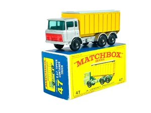 Matchbox Lesney No. 47 D.A.F. Tipper Container Truck w/E4 Box - Picture 1 of 12