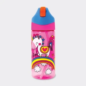 Rachel Ellen Water Bottle with Straw - One of a kind, Unicorn Design (STBOT6) - Picture 1 of 4