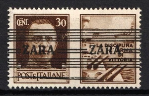 1943 30c Zadar, ocupación alemana, Alemania, Mi. 36, CV $35 - Imagen 1 de 1