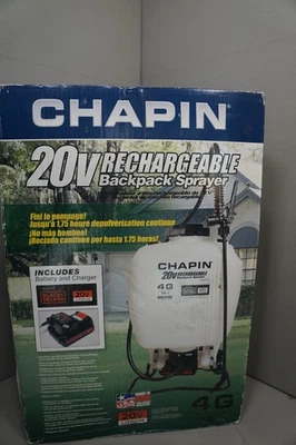 ROCIADOR MOCHILA RECARGABLE INALÁMBRICO CHAPIN 20V 4 GALONES 15L ¡NUEVO! Foto 1 de 4