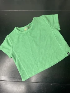 Zella Vibrant Green Kids' Short Sleeve Tee S 7/8 - Picture 1 of 4