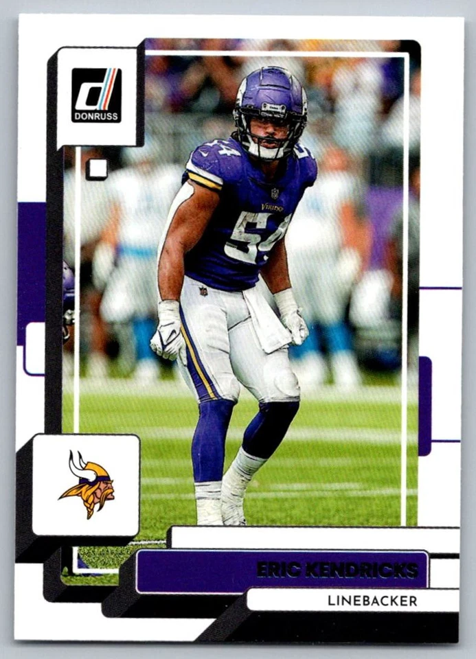 2022 Donruss Eric Kendricks Minnesota Vikings #110 - Image 1 of 2