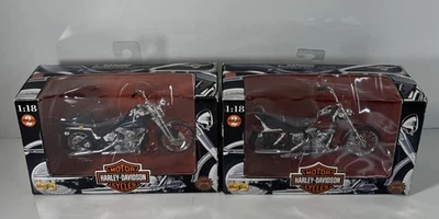 Vintage Maisto 1998 1:18 Harley-Davidson Motorcycles Series 2 Lot Of (2) - Image 1 of 4