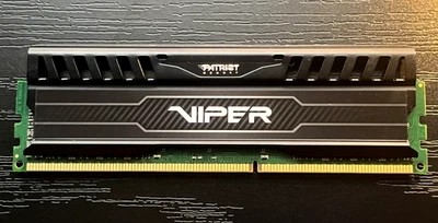 Patriot Viper 4GB (1x4GB) RAM PC3-12800 DDR3 1600 SDRAM para juegos PV38G160C9K Foto 1 de 2