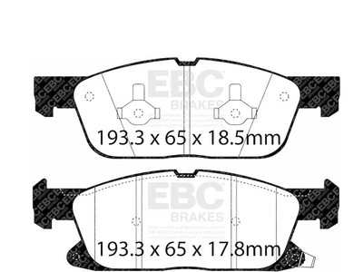 Front Brake Pad Set For 2017-2018 Lincoln Continental MT536VQ - Image 1 of 4