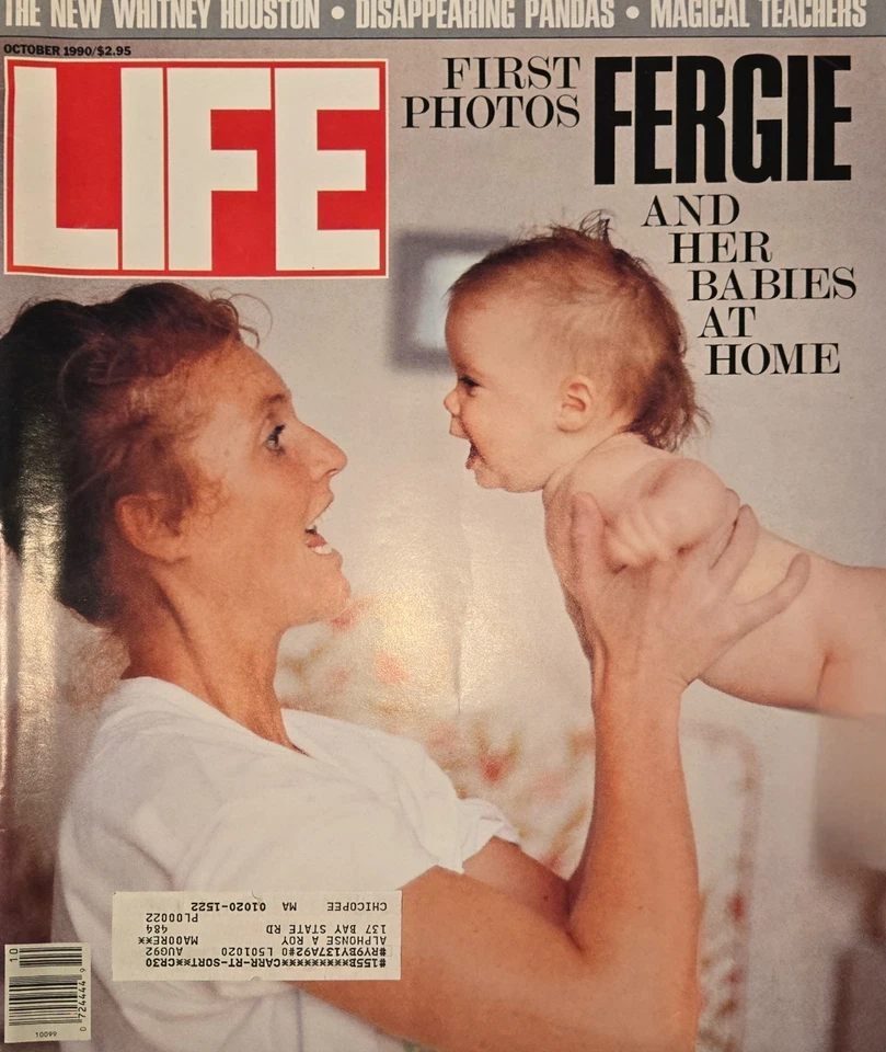 LIFE MAGAZINE October 1990 Fergie. Whitney Houston, Magical Teachers - Image 1 of 4