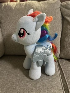 Build A Bear Workshop BAB My Little Pony MLP Rainbow Dash 15” Plush BAB - Picture 1 of 3