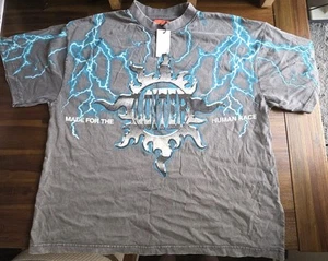 NWT LOITER Lightning Motor Vintage T-Shirt Large - Picture 1 of 11