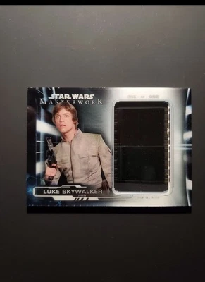 Luke Skywalker Topps Star Wars Masterwork Film Cel Relic 1/1 #FC-LS5 - Image 1 of 3