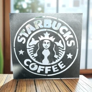 Seltenes Starbucks Kaffee Restaurant Einzelhandel Display Schild 12" x 12" - Bild 1 von 12