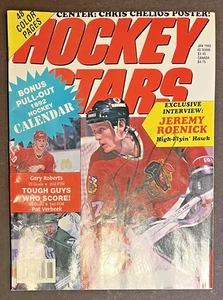 Jeremy Roenick Chicago Blackhawks Signed 1992 Hockey Stars Magazine CSL COA - Picture 1 of 2