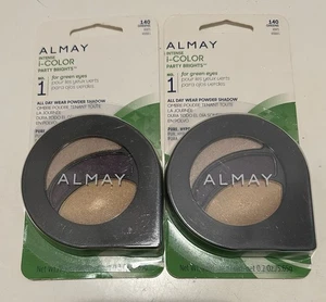 Almay Intense i-Color Powder Eye Shadow #140 Greens ( 2 Pack ) !! Free 🚢 !! - Picture 1 of 4
