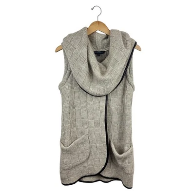 Waverly Grey Riley Sweater Vest M Wool Alpaca Cowl Neck - Image 1 of 4