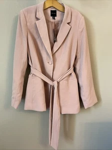 New Look Pink Belted Blazer Jacket - Size 16 NEW - Picture 1 of 4