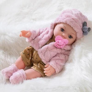 Muñeca renacida de 30 cm se puede lavar, suave muñeca bebé de 12 pulgadas extremidad móvil y ropa - Imagen 1 de 16