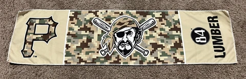 Pittsburgh Pirates Military Camo Cooling Towel SGA 5-20-23 Cover