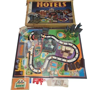 Vintage Milton Bradley Hotels Board Game 1987 Incomplete (See Description!) - Picture 1 of 17