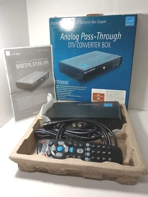 Digital Stream DTX9950 Analog Pass-Through DTV Converter Box  - Image 1 of 4