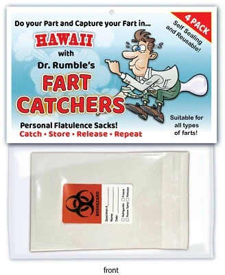 HAWAII FART CATCHERS - Bolsas para el trasero - Broma mordaza broma divertida regalo de cumpleaños Foto 1 de 2