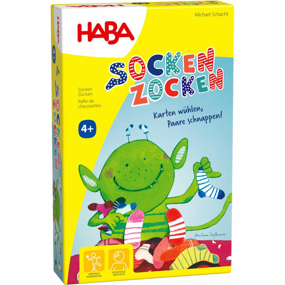 HABA Socken Zocken Suchspiel Sammelspiel Kinderspiel ab 4 Jahren 1306992001 - Bild 1 von 1