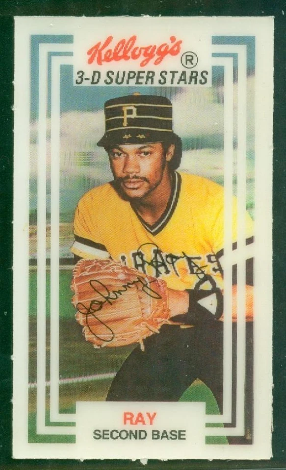 1983 Kellogg's 3-D Super Stars, #24, Johnny Ray, Pirates, Mint-Gem Mint - Image 1 of 3