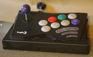 NINTENDO GAMECUBE WII ARCADE FIGHT STICK JOYSTICK CONTROLLER SPIELSTEUERUNG - Bild 1 von 7