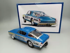 1/25 Scale Model Kit '66 Plymouth Barracuda Funny Car 'Hemi Hustler' by AMT 1464 - Picture 1 of 12