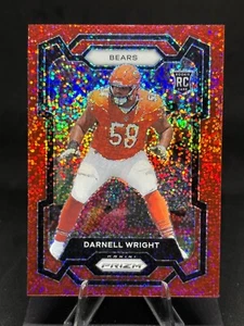 Darnell Wright 2023 Panini Prizm #313 Red Sparkle Prizm Chicago Bears Rookie RC - Imagen 1 de 2