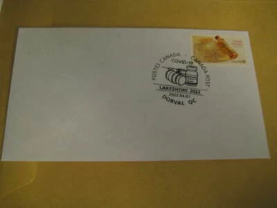 2022 Canada 2nd Cancellation on "Vaccination" issued in Lakeshore Stamp Show - Image 1 of 2