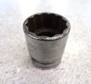 Snap-On SW361 1-1/8" 12 Pt 1/2" Drive Shallow Chrome Socket - Picture 1 of 1