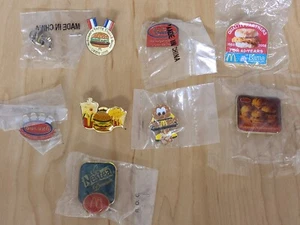 Lote de 9 prendedores McDonalds Arch Deluxe, Crew 2000 metal dorado, FSB, pin Bama CO. 4A - Imagen 1 de 22