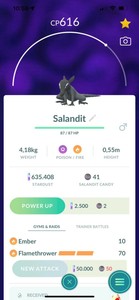 Pokemon Salandit male - TRADE