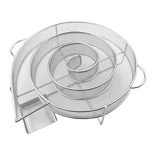 BBQ Cold Smoke Generator Wood Dust Hot Chip Smoking Box Stainless Steel Grill - Picture 1 of 12