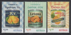 Australia 2024 Tinned Fruit Labels set of 3 MUH - Bild 1 von 1
