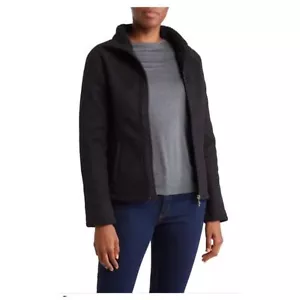 Spyder Womens Black Full Zip Knit Collared Pockets Jackets Activewear Sz L NWT - Picture 1 of 10